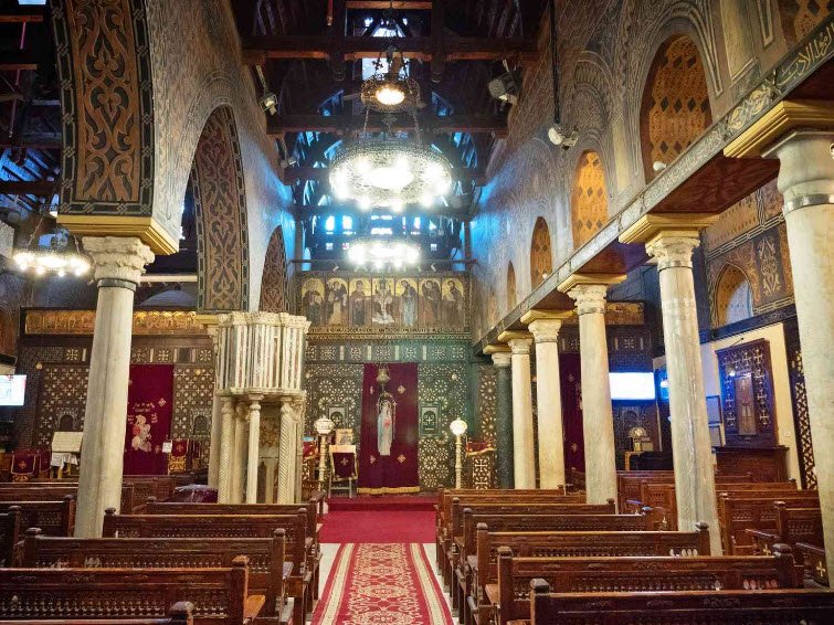 Hanging Church (Saint Virgin Mary), Old Cairo, Egypt
